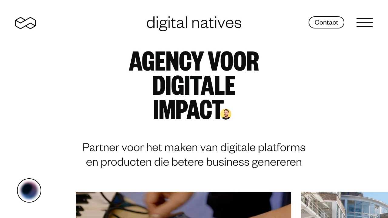 Screenshot of Digital Natives website